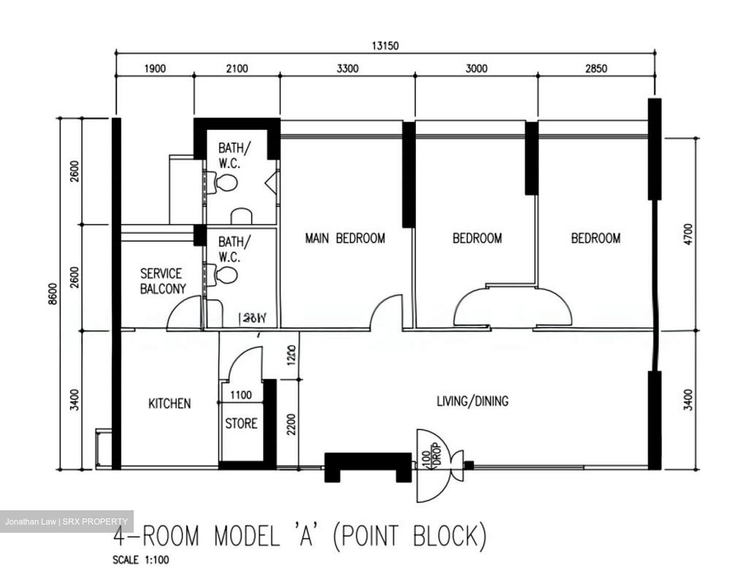 Blk 153 Toa Payoh Sapphire (Toa Payoh), HDB 4 Rooms #536901021